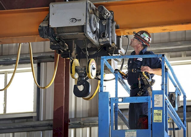 Quy trình bảo dưỡng cẩu tháp