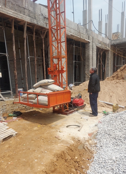 Máy vận thăng tải vật 500kg cho công trình xây dựng