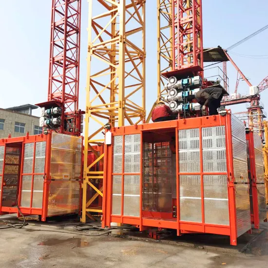 Máy vận thăng phục vụ công trình cao tầng